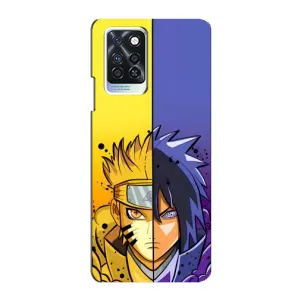 Купить Чехлы на телефон с принтом Anime для Infinix Note 10 Pro (Naruto Vs Sasuke)