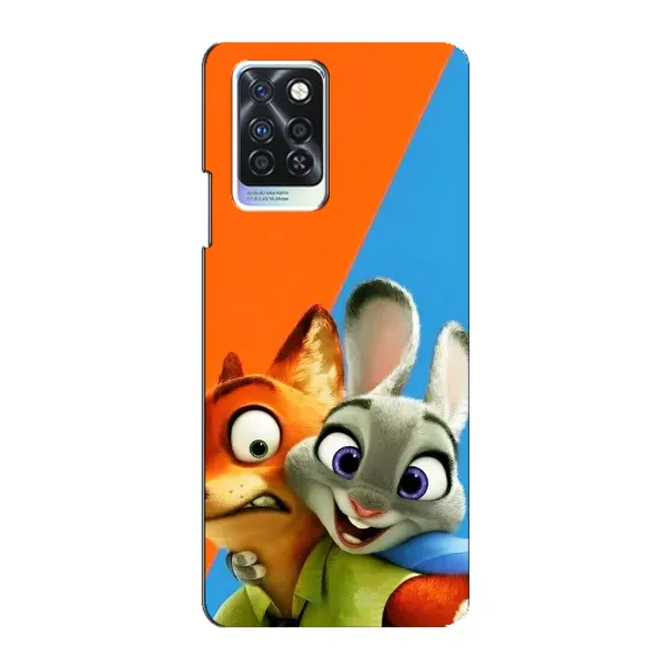 Чехол с рисунком «Ник и Хопс» для Infinix Note 10 Pro Чехол с рисунком «Ник и Хопс» для Infinix Note 10 Pro