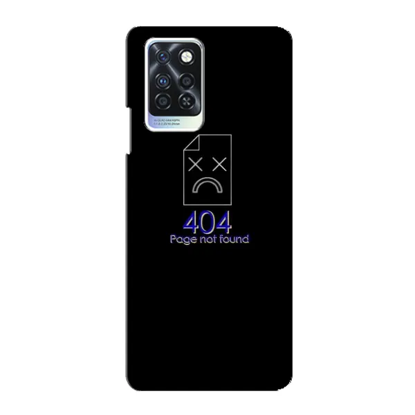 Чехол с рисунком «Ошибка 404» для Infinix Note 10 Pro Чехол с рисунком «Ошибка 404» для Infinix Note 10 Pro