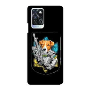 Чохол з принтом для Infinix Note 10 Pro (Патрон Воїн)