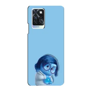 Чехол Головоломка для Infinix Note 10 Pro - (AlphaPrint) (Печаль)