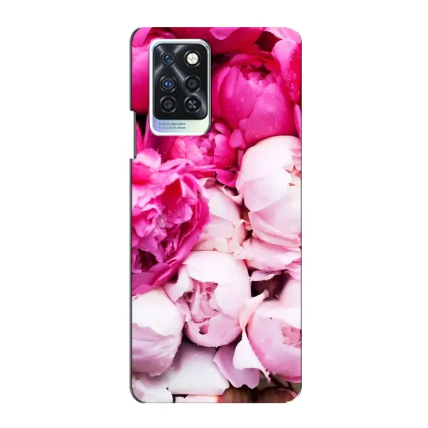 Чехол с рисунком «Пионы» для Infinix Note 10 Pro Чехол с рисунком «Пионы» для Infinix Note 10 Pro