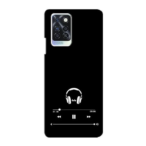 Чехол с рисунком «Плеер» для Infinix Note 10 Pro