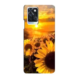 Чохол з Квітами для Infinix Note 10 Pro (поле соняшників)