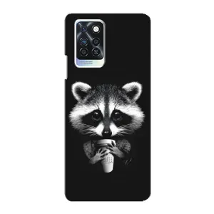 Силіконовий Чохол з Энотами на Infinix Note 10 Pro (З кавою)