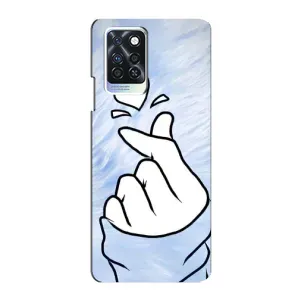 Чохол (Знак сердечка) для Infinix Note 10 Pro (Серце знак)