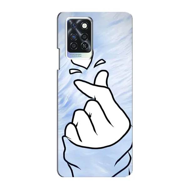 Чехол с рисунком «Сердечка знак» для Infinix Note 10 Pro Чехол с рисунком «Сердечка знак» для Infinix Note 10 Pro