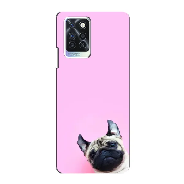 Чехол с рисунком «Собака на розовом» для Infinix Note 10 Pro Чехол с рисунком «Собака на розовом» для Infinix Note 10 Pro