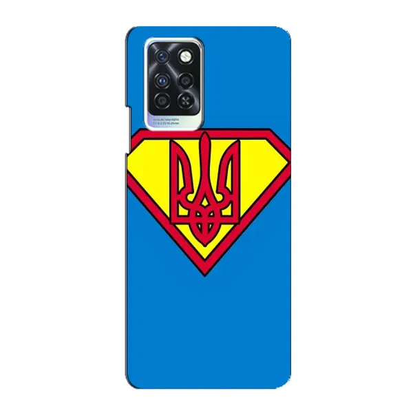 Чехол с рисунком «Super - Герб» для Infinix Note 10 Pro Чехол с рисунком «Super - Герб» для Infinix Note 10 Pro