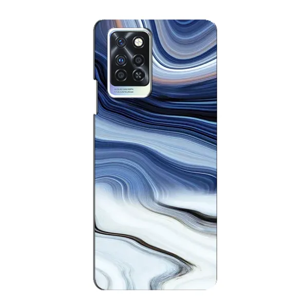 Чехол с рисунком «Светлый мрамор» для Infinix Note 10 Pro