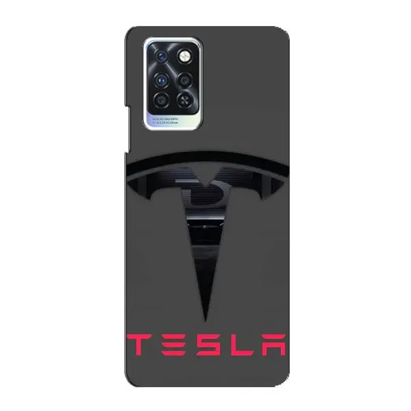 Чехол с рисунком «Logo TESLA» для Infinix Note 10 Pro