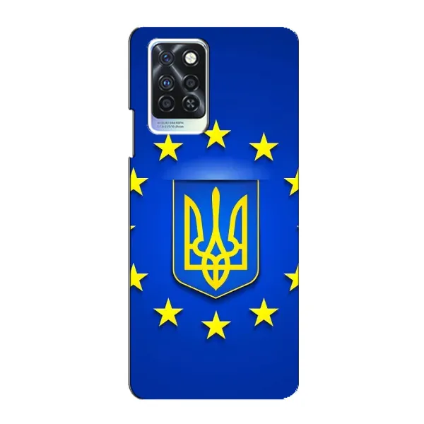 Чехол с рисунком «Украина это Европа» для Infinix Note 10 Pro Чехол с рисунком «Украина это Европа» для Infinix Note 10 Pro