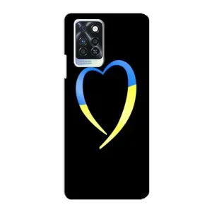 Силиконовый Чехол на Infinix Note 10 Pro (Я-Украина) (Украинское сердце)