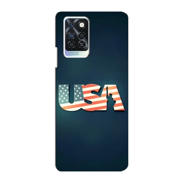 Чехол с рисунком «USA» для Infinix Note 10 Pro Чехол с рисунком «USA» для Infinix Note 10 Pro