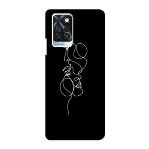 Силіконові Чохли Коханій людині для Infinix Note 10 Pro (Закохана пара)