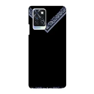 Силиконовый Чехол на Infinix Note 10 Pro (Воротник вышиванки)