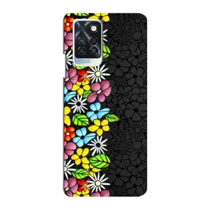 Чохол з Квітами для Infinix Note 10 Pro (Яскраві квіти)