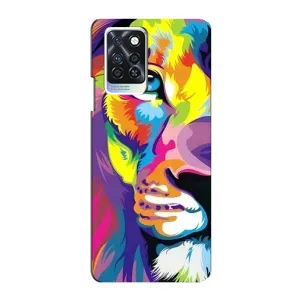 Чохол з картинкою на Infinix Note 10 Pro (Яскравий Лев)