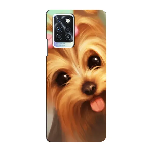 Чехол с рисунком «Йоршенский терьер» для Infinix Note 10 Pro Чехол с рисунком «Йоршенский терьер» для Infinix Note 10 Pro