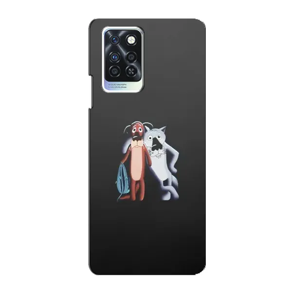 Чехол с рисунком «Шо, опять» для Infinix Note 10 Pro