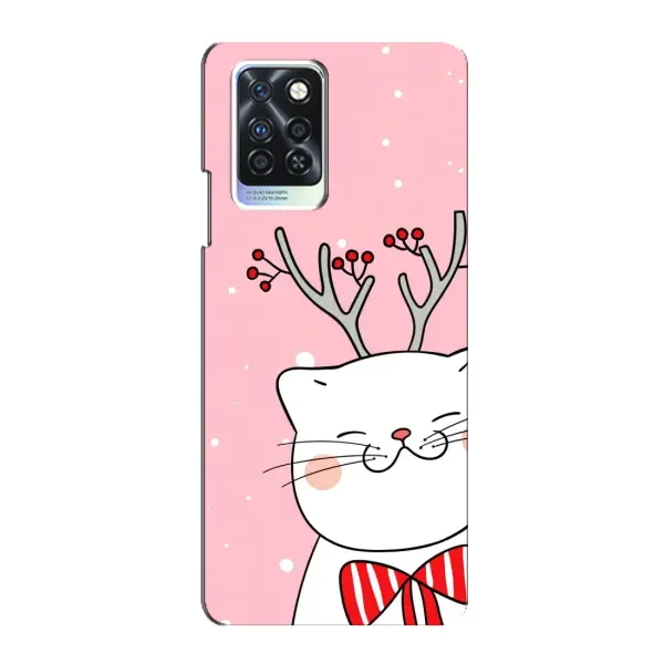 Чехол с рисунком «Зимний кот» для Infinix Note 10 Pro Чехол с рисунком «Зимний кот» для Infinix Note 10 Pro