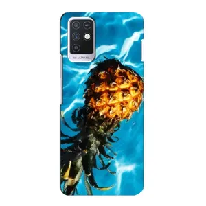 Чохол з зображенням смачної їжі для Infinix Note 10 (Ананас)