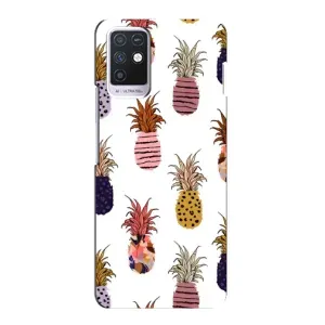 Чохол з зображенням смачної їжі для Infinix Note 10 (Ананаси)