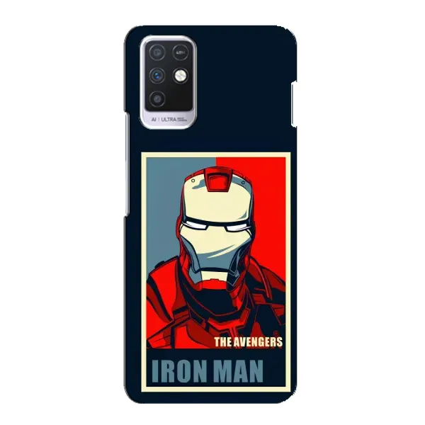 Чехол с рисунком «Art Iron man» для Infinix Note 10 Чехол с рисунком «Art Iron man» для Infinix Note 10