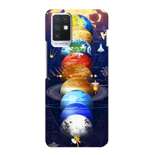 Чехол с рисунком «Арт планети» для Infinix Note 10 Чехол с рисунком «Арт планети» для Infinix Note 10
