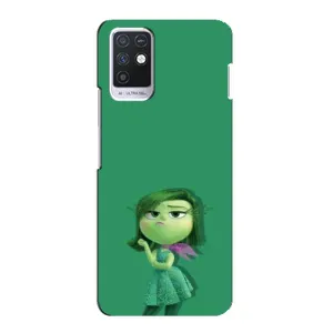 Чехол Головоломка для Infinix Note 10 - (AlphaPrint) (Брезгливость)