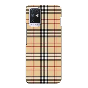 Чехол с Брендами одежды на Инфиникс Нот 10 (Burberry стиль)