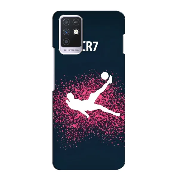 Чехол с рисунком «CR7 Удар» для Infinix Note 10
