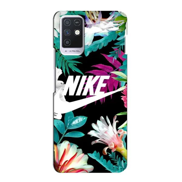 Чехол с рисунком «Цветочный Nike» для Infinix Note 10 Чехол с рисунком «Цветочный Nike» для Infinix Note 10