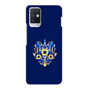 Чехол Укр Символика для Infinix Note 10 (Цветущий Герб)
