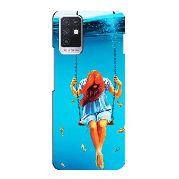 Чехол с рисунком «Девушка на качели» для Infinix Note 10 Чехол с рисунком «Девушка на качели» для Infinix Note 10