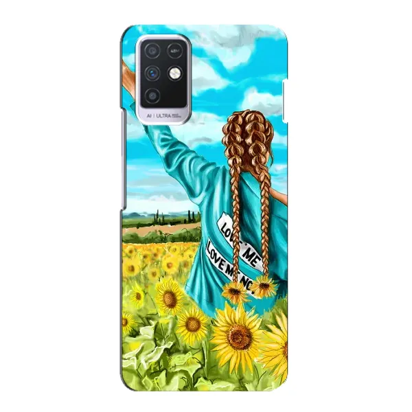 Чехол с рисунком «Девушка на поле» для Infinix Note 10 Чехол с рисунком «Девушка на поле» для Infinix Note 10