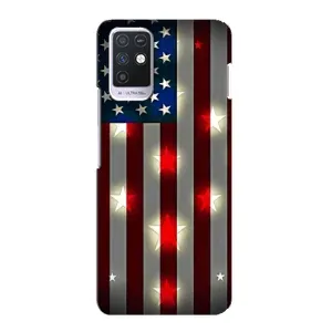 Чехол Флаг USA для Infinix Note 10 (Флаг США 2)