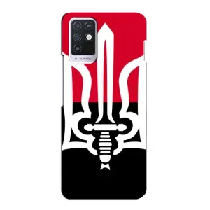 Чехлы УПА (Красно-Чёрный) на Infinix Note 10 (Герб Украины)