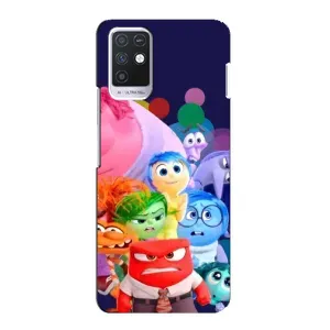 Чехол Головоломка для Infinix Note 10 - (AlphaPrint) (Герои головоломки)