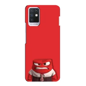 Чехол Головоломка для Infinix Note 10 - (AlphaPrint) (Гнев)
