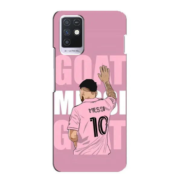 Чехол с рисунком «GOAT MESSI» для Infinix Note 10 Чехол с рисунком «GOAT MESSI» для Infinix Note 10