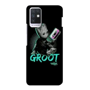 Чехол Супергерои Марвел на Инфиникс Нот 10 (Groot)