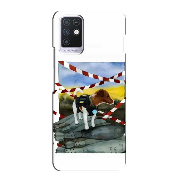 Чехол с рисунком «Храбрый Патрон» для Infinix Note 10