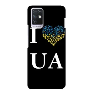 Силиконовый Чехол на Infinix Note 10 (Я-Украина) (I Love UA)