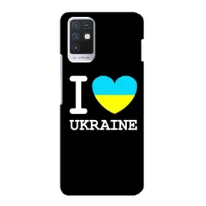 Чехол с Украинской символикой на Инфиникс Нот 10 (I Love Ukraine)