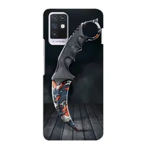Чехол КИБЕРСПОРТ для Infinix Note 10 (Кинжал КС ГО)