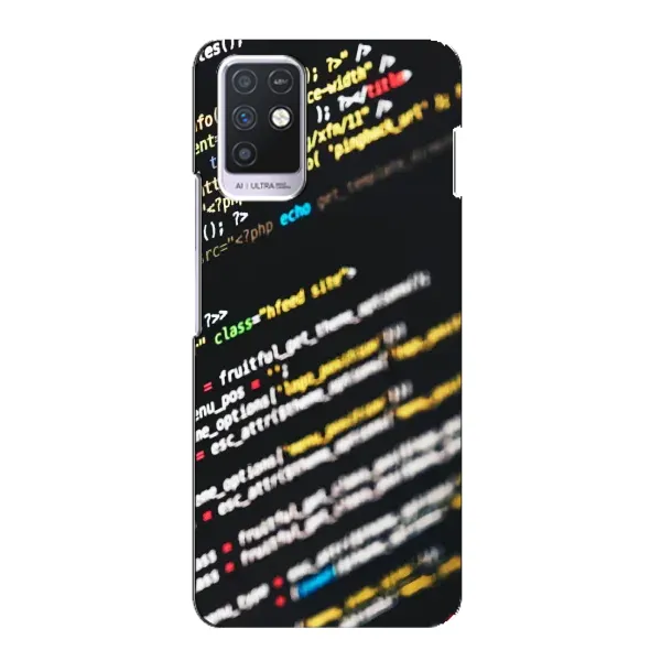 Чехол с рисунком «Код» для Infinix Note 10 Чехол с рисунком «Код» для Infinix Note 10