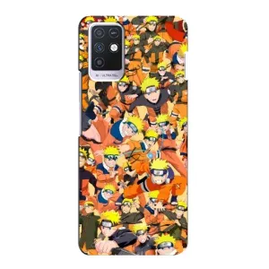 Чохли з принтом НАРУТО на Infinix Note 10 (Коллаж Наруто)