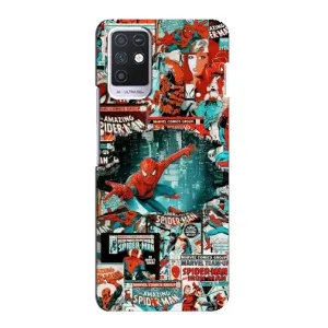 Чехол Супергерой Человека Паука на Infinix Note 10 (Комиксы Человек Паук)