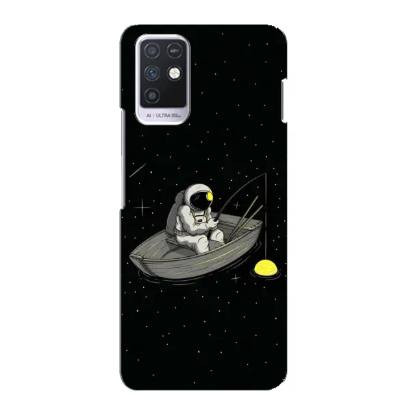 Чехол с рисунком «Космонавт на рыбалке» для Infinix Note 10 Чехол с рисунком «Космонавт на рыбалке» для Infinix Note 10